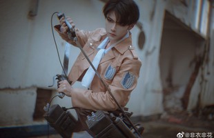 Đệ nhất "mỹ nam" Attack on Titan hóa soái ca siêu ngầu bước ra đời thực