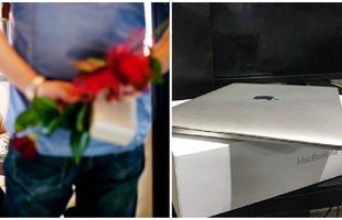 Xin mua thỏi son MAC, nhận về Macbook từ người yêu dịp Valentine, cô gái khiến cộng đồng mạng phải cảm thán: Có người yêu "dốt" thế lại hay