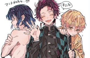 Ngắm bộ 3 tấu hài Zen-Tan-Ino trong Kimetsu no Yaiba đẹp lụi tim qua bộ ảnh fan art