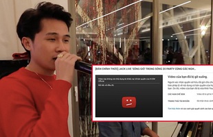 Jack khẳng định "Sóng Gió" thuộc quyền sở hữu của mình, công ty ICM lẳng lặng tặng gậy bản quyền, gỡ bỏ clip trên Youtube