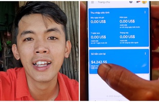 Hé lộ số tiền đầu tiên mà Youtuber nghèo nhất Việt Nam nhận được từ Youtube, hóa ra cũng gần lên tới 9 chữ số