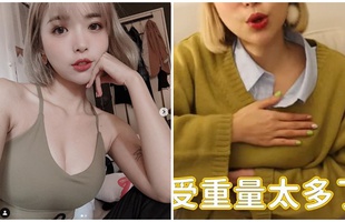 Sở hữu vòng một quá lớn, nữ Youtuber xinh đẹp bối rối, cảm thấy bị "áp bức" khi phải mang đôi gò bồng đảo quá khổ