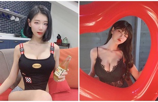 Diện đồ ngủ gợi cảm lên sóng, nữ streamer cup H khiến người xem phải "mất máu"