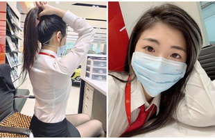 Hướng dẫn cách đeo khẩu trang, nàng hot girl gây chú ý vì "chưa nhìn mặt mà đã biết xinh", lúc lộ nhan sắc thật khiến tất cả sững sờ