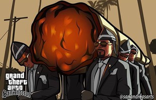Chết cười với bộ ảnh “anh da đen khiêng hòm” theo phong cách GTA cực kỳ chất