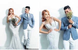 Lương Bằng Quang tung ảnh cưới cùng Ngân 98, cư dân mạng đặt dấu hỏi "Cưới thật hay lại là chiêu trò gì mới"