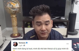 Xemesis bất ngờ đăng tải việc mình bị hack kênh Youtube, cộng đồng mạng bất ngờ: "Tưởng anh bán kênh rồi"