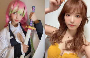 Ngắm mỹ nhân 18+ Nhật Bản Kana Momonogi cosplay Luyến Trụ trong Kimetsu no Yaiba