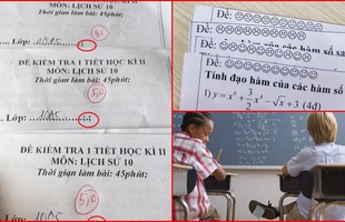 Cận cảnh những mã đề thi siêu bá đạo khiến học sinh phải "méo mặt" mỗi khi định quay cóp