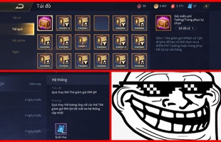Liên Quân Mobile: Game thủ được Garena "bonus" thêm 999 Quân Huy sau vụ "xóa" Rương skin