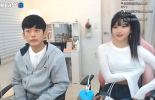 Mặc áo bó sát rồi để lộ chi tiết "nhạy cảm" ngay trên sóng, nữ streamer xinh đẹp vội vàng "sửa sai" nhưng không kịp