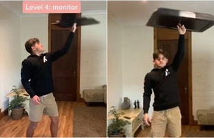 Cộng đồng mạng bất ngờ, thán phục trước "thánh quay tay" mới nổi, từ TV, màn hình cho tới gương khổng lồ, thứ gì cũng quay được hết