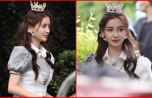 Chiêm ngưỡng góc nghiêng thần thánh đẹp như tranh vẽ của Angelababy ở hậu trường "Keep Running"