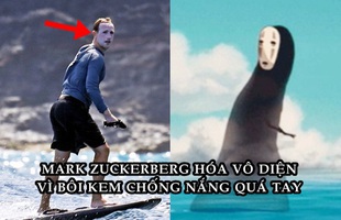 Bôi kem chống nắng trắng bệch cả mặt, Mark Zuckerberg bị chế ảnh khắp mạng xã hội, chẳng khác gì Joker, Vô Diện!