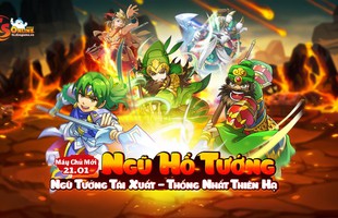 Chơi lớn như TS Online, tặng full 5 tướng VIP cùng nhiều quà tặng giá trị nhân dịp khai mở máy chủ Ngũ Hổ Tướng