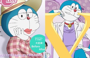 Sốc với loạt ảnh Doraemon "chuyển giới" thành mỹ nhân sexy, khoe "chân dài tới nách" nuột nà như siêu mẫu quốc tế!