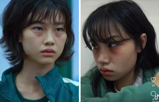 CĐM bất ngờ khi tìm ra "chị em sinh đôi" với hot girl trong Squid Game tại Việt Nam, giống từ thần thái tới gương mặt