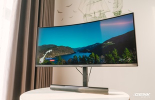 Trên tay Huawei Mateview GT Sound Edition: Màn hình Ultrawide 34-inch cong, 3K 165Hz, tích hợp sẵn Sound-bar