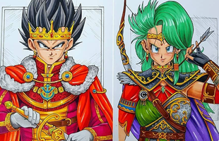 Dàn nhân vật chính Dragon Ball bất ngờ hóa hiệp sĩ Trung Cổ "ngầu đét" ai nhìn cũng mê