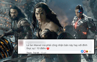 Mạng xã hội bùng nổ vì Justice League bản mới của Zack Snyder, fan Marvel cũng chấm điểm 10!