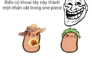 Fan One Piece trổ tài hội họa và sức sáng tạo với củ khoai tây, đến cả Boa Hancock cũng bị "dí"