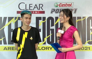 Chẳng mấy khi được đứng cạnh MC Bảo Hằng, tuyển thủ Heavy tranh thủ cất cao tiếng “gáy", fan tìm ra quy luật đội chiến thắng