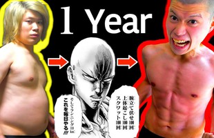 Mơ mộng "đấm phát chết luôn" như One Punch Man, nam YouTuber dày công giảm cân, cạo đầu, luyện boxing suốt một năm cho giống "thần tượng"