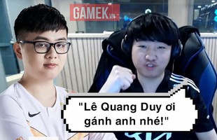 Học theo Doinb, Chúa hề LCK Khan cũng đua đòi gọi cả tên thật Lê Quang Duy của SofM để nịnh nọt "chú gánh anh nhé"