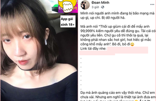 Lợi dụng chuyện đang hot, cô gái có 12 mối tình bất chấp đăng link quảng cáo app sex trên trang cá nhân