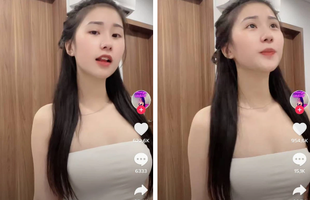 Cận cảnh nhan sắc cô nàng hot girl Việt "siêu vòng một" đang được CĐM ca tụng, tranh nhau nhận "vợ quốc dân"