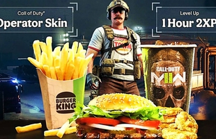 Call of Duty hợp tác cùng Burger King: Mua bánh nhận thời trang game miễn phí