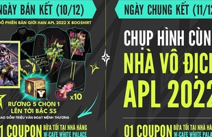 Liên Quân công bố giá vé xem trận Chung kết APL 2022 cao kỷ lục, chưa mở bán fan đã rủ nhau đặt mua