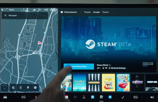 Tesla chính thức tích hợp thành công Steam trên xe điện của mình