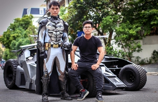 Cận cảnh xe Batman hơn nửa tỷ đồng của ‘phù thuỷ hoá trang' 9x