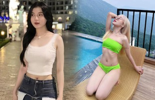 Diện đồ bó sát, hot girl khán đài được khen "ăn đứt" một hot TikToker có tiếng