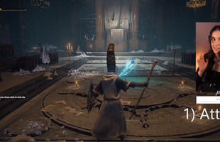 Bá đạo như nữ streamer, chơi Elden Ring bằng điện não đồ, dùng tâm trí điều khiển nhân vật