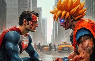 AI tưởng tượng những màn giao thoa tàn bạo nhất giữa DC và Dragon Ball