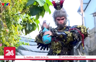 Phóng viên VTV hóa thành nhân vật Black Myth: Wukong với bộ giáp trăm triệu