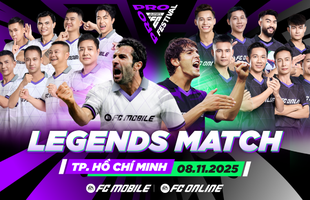 Dàn sao danh tiếng Việt Nam sẽ đồng hành cùng huyền thoại bóng đá trong trận giao hữu của FC Online