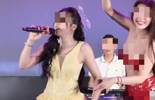 Ăn mặc phản cảm biểu diễn văn nghệ, outfit của hot girl khiến người xem ngán ngẩm