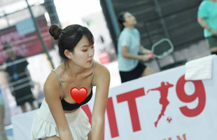 Hot girl pickleball "lột xác", phiên bản "nàng thơ" làm bao người mê mẩn
