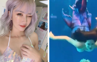 Cosplay mỹ nhân ngư, nàng hot girl bỗng hóa tạo hình "nữ quỷ", đăng ảnh thật tự thanh minh sau đó