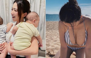 Khoe ảnh bế trẻ con, hot girl gợi cảm khiến fan "hụt hẫng", biết sự thật mới ngỡ ngàng