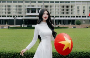 Mai Dora tung loạt ảnh áo dài chào mừng ngày 30-4 khiến dân tình "không thể rời mắt"