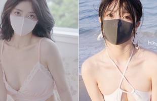 Bịt mặt 24/7 nhưng vẫn nổi tiếng nhờ gợi cảm, nàng hot girl bất ngờ tháo khẩu trang, gây sốc CĐM