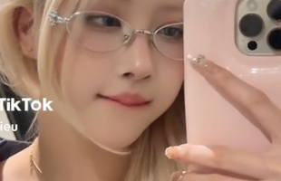 Nhan sắc quá xinh đẹp, hot girl "Rosé bản Việt" khiến CĐM tranh cãi