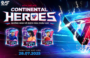 FC Online gây sốc với mùa thẻ Continental Heroes: Messi vượt Ronaldo, dàn huyền thoại "siêu upgrade"