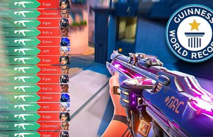 Anh em game thủ có biết kỷ lục về số mạng hạ gục trong một trận đấu VALORANT?