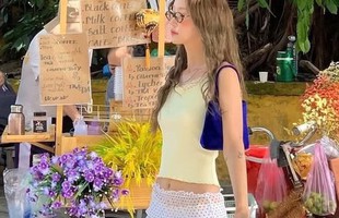 Phản cảm gái xinh diện thời trang xuyên thấu, người qua đường ngại đỏ mặt, "đến Ngân 98 cũng chưa dám hở như này"