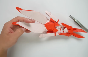 Kênh Youtube thú vị, chuyên gấp giấy để tạo hình thành các nhân vật game nổi tiếng